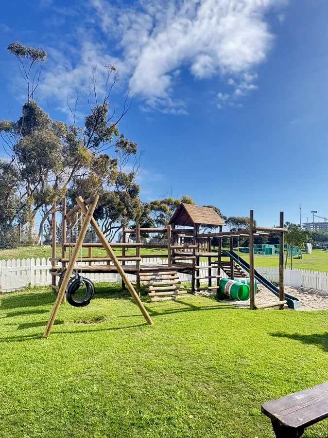 The outdoor play setting at Silver Leaf Montessori Playgroup